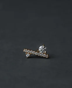 Anna Sheffield Diamond Dusted Meridian Stud