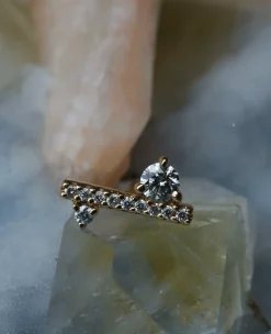 Anna Sheffield Diamond Dusted Meridian Stud