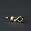 Anna Sheffield Petite Serpent Talisman Stud