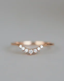 Anna Sheffield White Diamond Luna Tiara Band