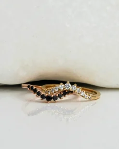 Anna Sheffield White Diamond Tiara Curve Band