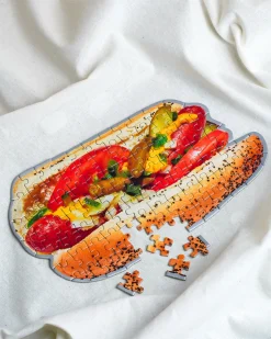 Areaware Little Puzzle Chicago Hot Dog