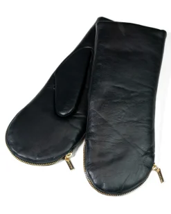 Aristide Fur Lined Mittens - Camel