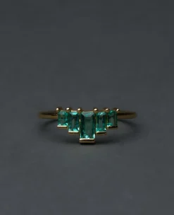 Artemer Emerald Baguette Ring