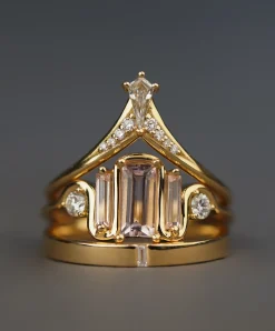 Artemer Morganite Wave Ring