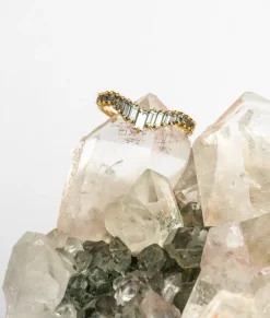 Artemer Teal Sapphire Tiara Band