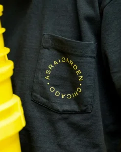 Asrai Garden Black Pocket Tee
