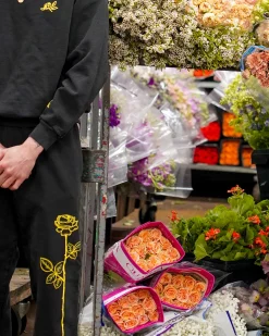 Asrai Garden Black Sweatpants