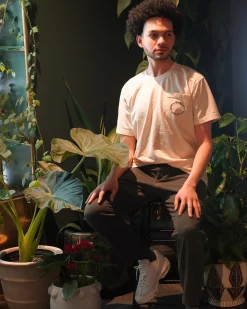 Asrai Garden Cream Pocket Tee