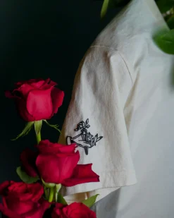 Asrai Garden Cream Pocket Tee