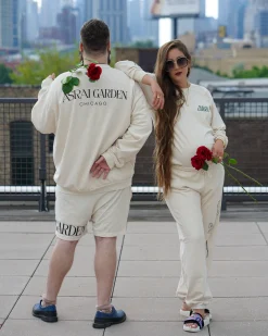 Asrai Garden Cream Sweatpants