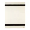 Blacksaw The Siempre Recycled Blanket- Ivory With Black Stripe