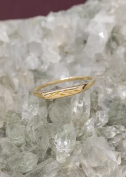 Claus Petite Olive Branch Signet