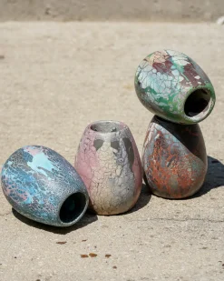 Concrete Cat Ovid Vase