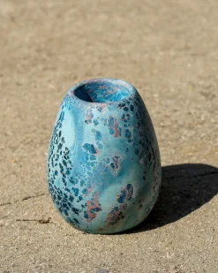 Concrete Cat Ovid Vase