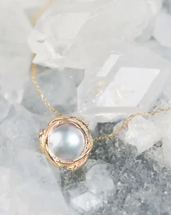 Digby & Iona Dark Mirror Necklace