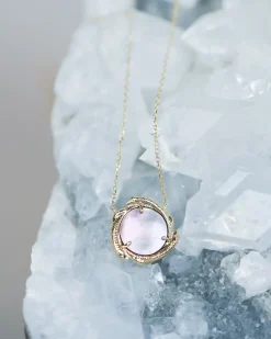 Digby & Iona Dark Mirror Necklace