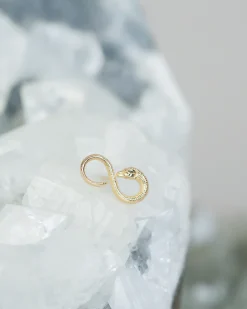 Digby & Iona Petite Nagini Stud Earring