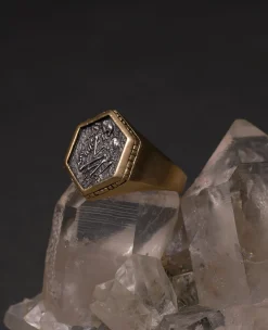 Dmd Metal Gold Shallow Grave Signet