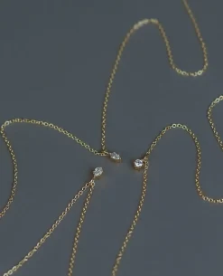 Eden Philippa Marquise Diamond Charm Necklace