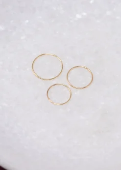 Eden Philippa Medium Hoop Earrings