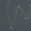 Eden Philippa Round Diamond Charm Necklace