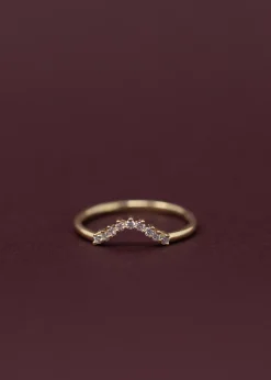 Eden Philippa White Diamond Iris Band