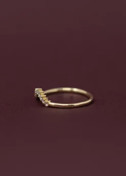 Eden Philippa White Diamond Iris Band