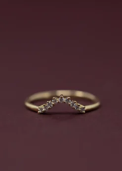 Eden Philippa White Diamond Iris Band