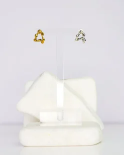 Faris Gold Plated Lava Dua Earring