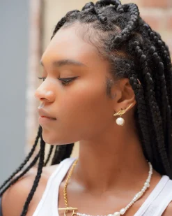 Faris Pomme Twist Earrings