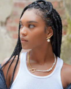 Faris Pomme Twist Earrings