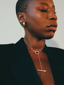 Faris Roca Toggle Lariat Necklace