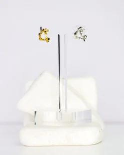 Faris Silver Lava Dua Earring