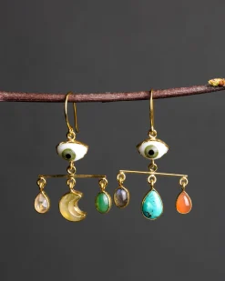 Grainne Morton Eye Balance Drop Earrings