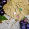 Grainne Morton Five Charm Victorian Drop Earrings Opal, Cameo And Pearl