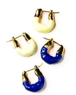 Joanna Laura Constantine Medium Wave Hoops Lapis
