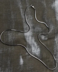 Laura Lombardi Silver Mini Omega Chain Necklace