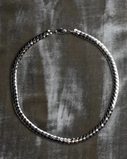 Laura Lombardi Silver Piatta Chain Necklace