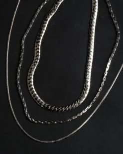 Laura Lombardi Silver Strada Chain Necklace