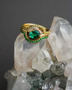 Lindsay Lewis Sway Emerald Solitaire