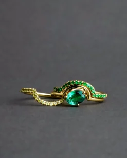Lindsay Lewis Sway Peridot Band