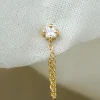 Lizzie Mandler Diamond Chain Huggie