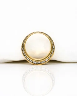 Lizzie Mandler Pave Crescent Ring