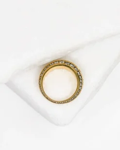 Lizzie Mandler Pave Crescent Ring