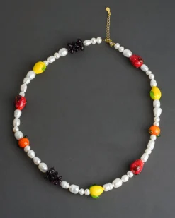 Ninfa Handmade Beaded Mix Necklace