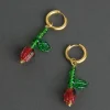 Ninfa Handmade Rose Hoops