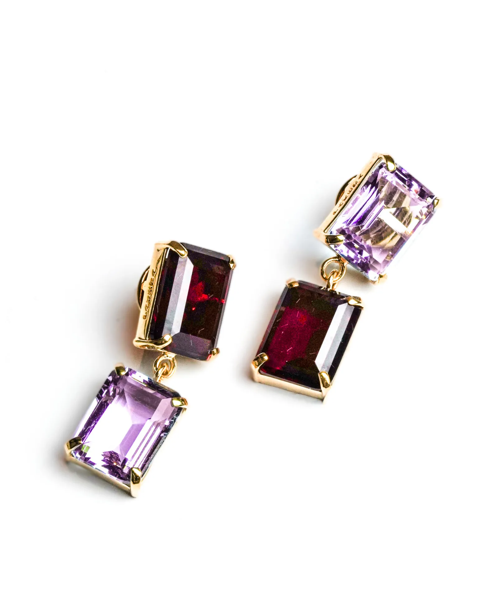Pakera Pakera Pares Earrings Ruby + Lilac