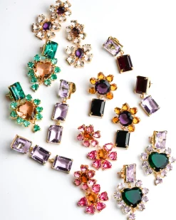 Pakera Pakera Pares Earrings Ruby + Lilac