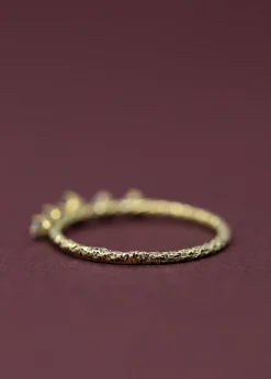Satomi Kawakita Homespun Five Stone White Diamond Ring